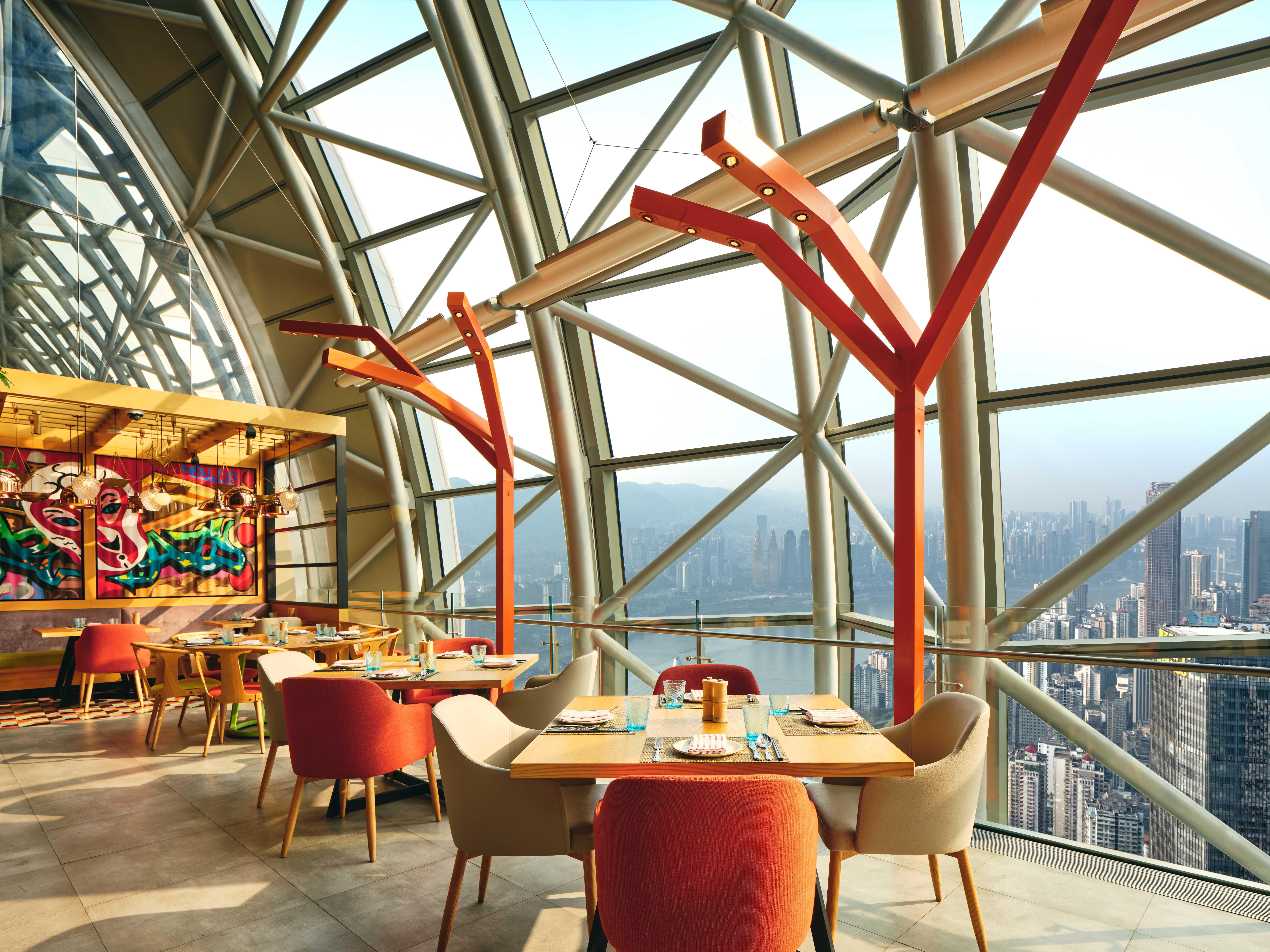 Intercontinental Chongqing Raffles City By Ihg Exteriör bild