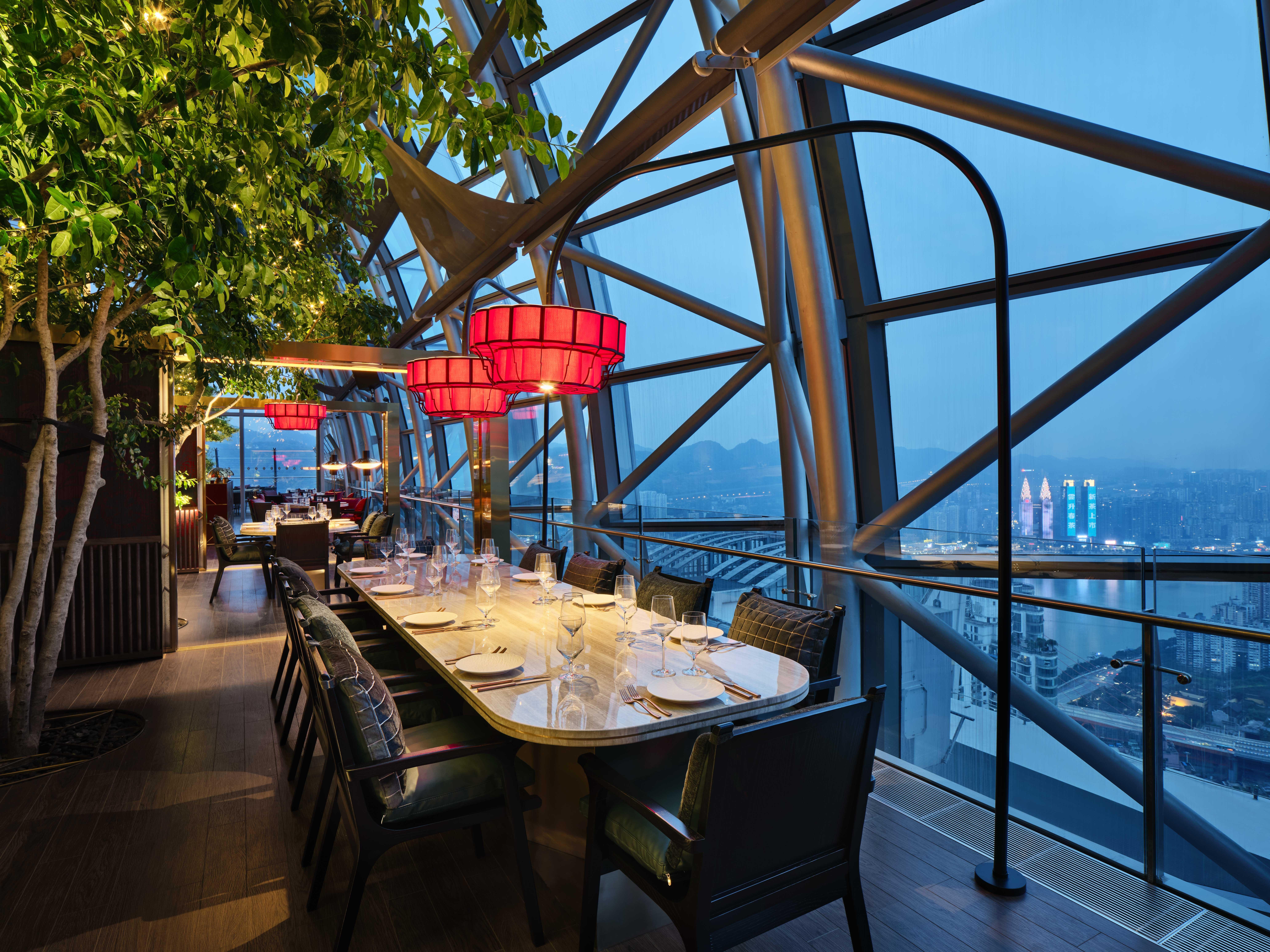 Intercontinental Chongqing Raffles City By Ihg Exteriör bild