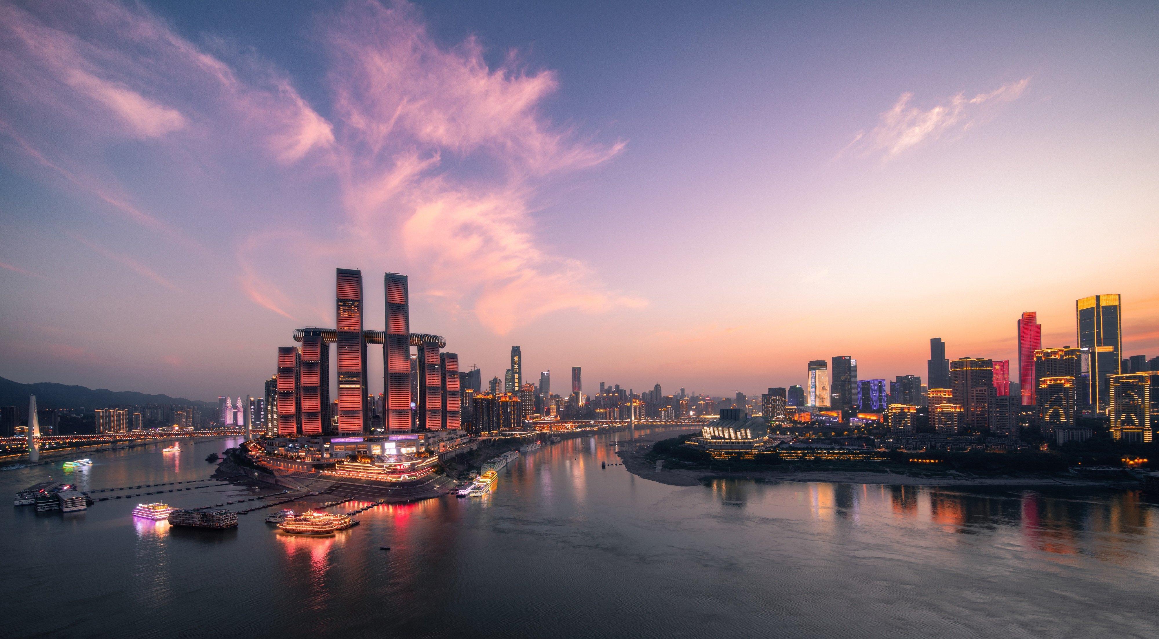 Intercontinental Chongqing Raffles City By Ihg Exteriör bild